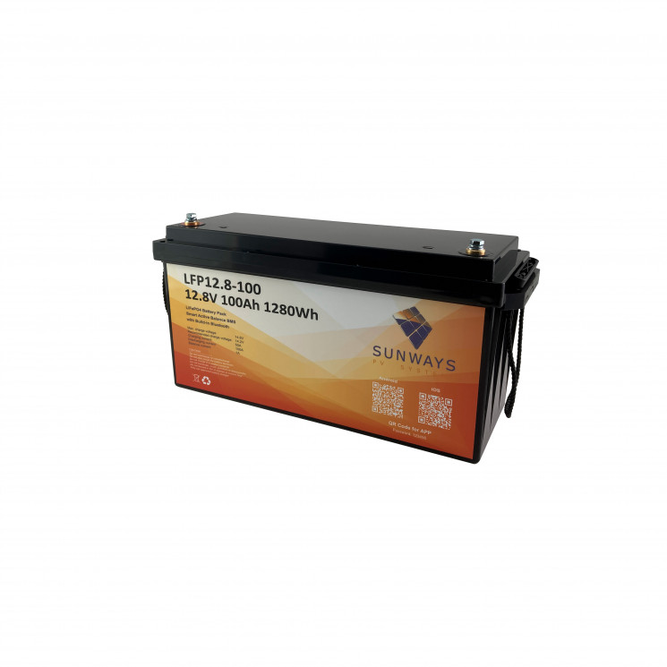 Аккумулятор Sunways LFP12-100 LiFePO4 12V-100Ah купить в Нижневартовске